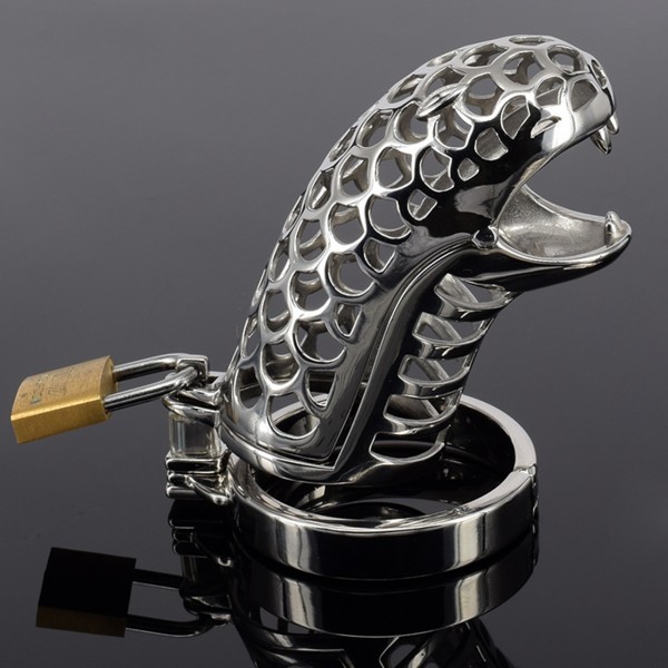 Besonderer Peniskäfig "Kobra" ❘ Edelstahl ❘ 45mm Cockring