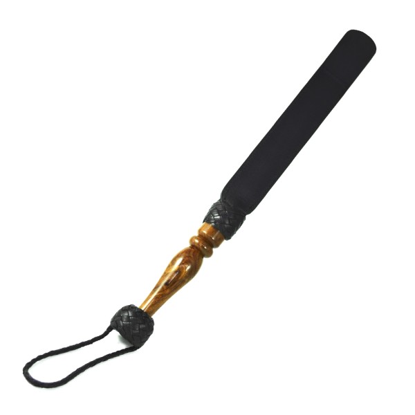 Lederpaddel mit schönem Holzgriff ❘ BDSM-Shop leather paddle