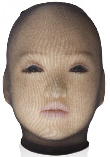 Strumpfmaske aus dehnbarem Material - Fetisch Gesichtsmaske