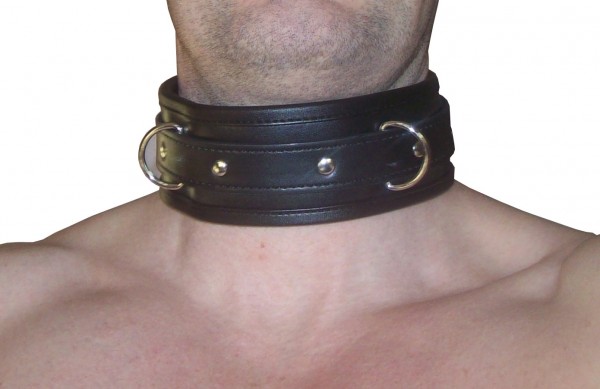 Gepolstertes BDSM Halsband ❘ Kunstleder ❘ Bondage Shop